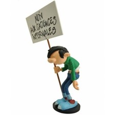 Figurine Gaston Lagaffe et sa