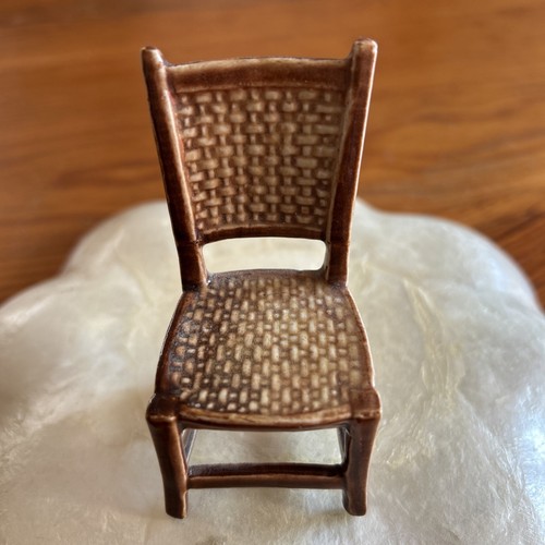 Chaise miniature bois tressé