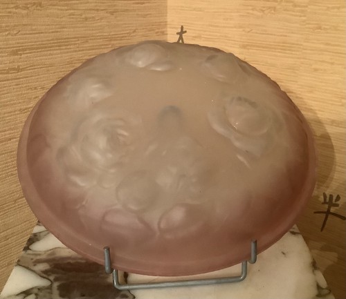 Vasque lustre verre rose - vasque,