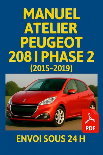 Manuel atelier peugeot 208 - manuel,
