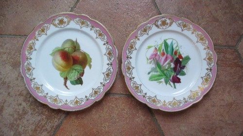 Assiettes xixème charles - assiettes,