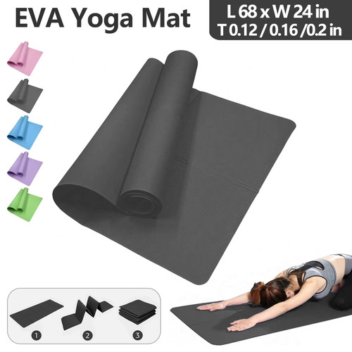 Tapis yoga pliable écologique - tapis,
