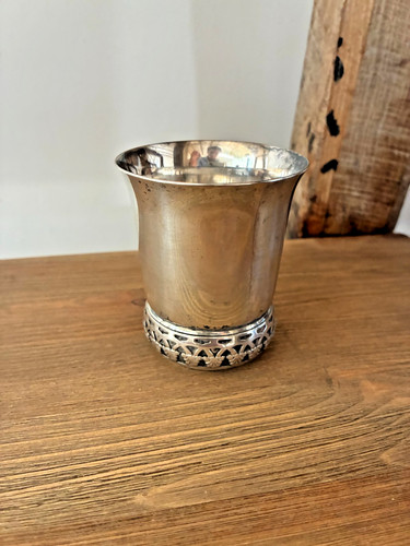 Timbale ancienne métal - ancienne, en