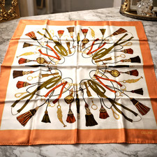 CELINE Paris FOULARD SOIE