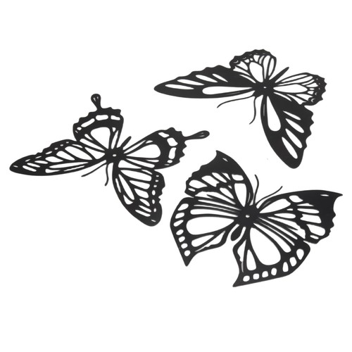 Pièces papillon métal - 1x(3,