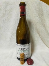 DRC Corton ROMANEE CONTI 2018 Glass Bottle (empty) With Cork Capsule Top