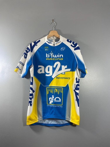 Maillot vélo vintage ag2r - maillot,