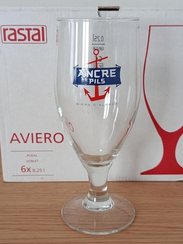 Lot verres bière ancre - lot, 6