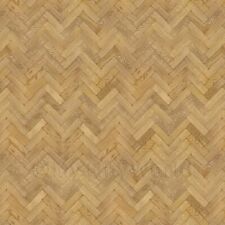 Miniature Dollhouse Parquet Floor 15.2cm Light Honey Oak Strip Effect