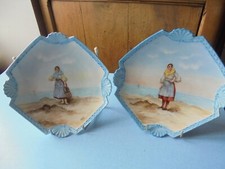 Magnifique Paire Assiette en