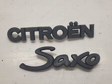 Monogramme sur coffre pour Citroën saxo phase 2 essence de 2000