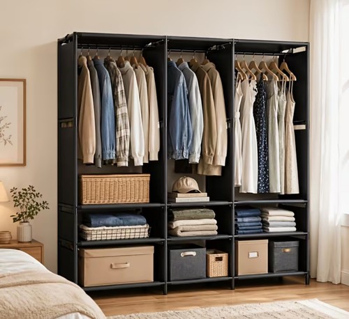 Armoire autoportante ouverte