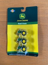 NOCH - LOT DE 3 TRACTEURS JOHN DEERE, ÉCHELLE N 1/160-IDEM ARNOLD ROCO
