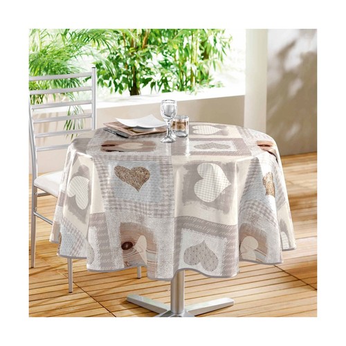Nappe ronde toile cirée cosy - ronde,