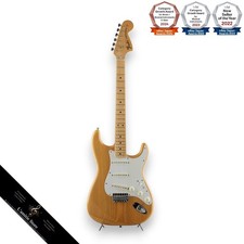 Fender Stratocaster Hardtail 1975 corps en frêne naturel manche en érable sty...
