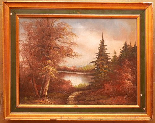 Tableau paysage de sologne - paysage,