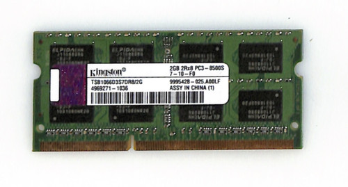 Kingston 2gb ddr3 pc3 8500s - 2gb, pc3-8500s