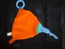 Doudou Plat Triangle Orange