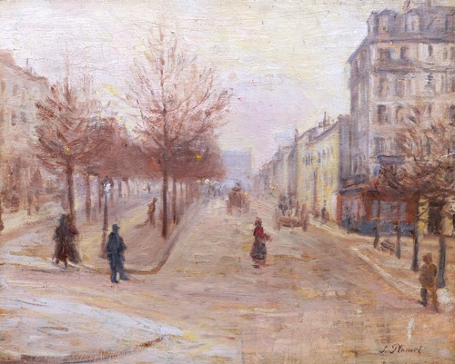Tableau encadré boulevard vue