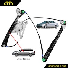 POUR AUDI A4 S4 RS4 B5 (1994-2001) Mecanisme Leve Vitre Avant Gauche = 8D0837461