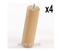 Lot de 4 pieds de lit sommier