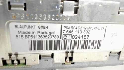 Autoradio peugeot 407 phase - autoradio,