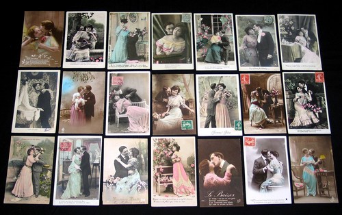 Cpa 1910 couple - cpa, amoureux