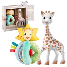 Sophie la Girafe Baby Teether Rattle Gift Set Plush Natural Rubber France