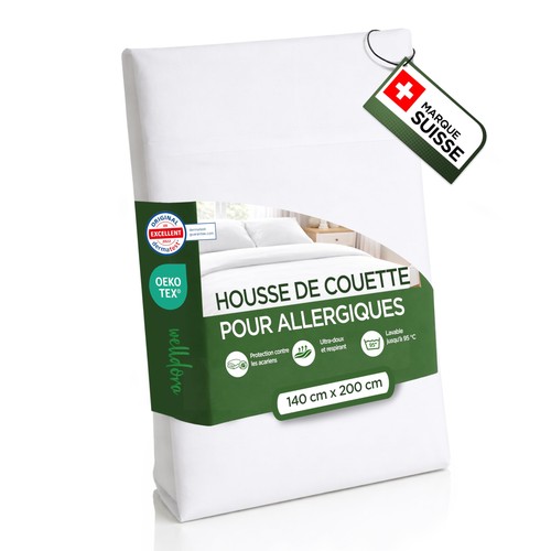 Housse couette anti - housse, de