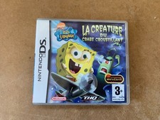 JEU NINTENDO DS BOB L'EPONGE LA CREATURE DU CRABE CROUSTILLANT EN BOITE HS