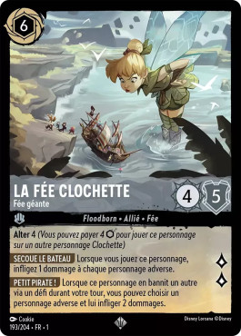 Lorcana fée clochette - lorcana,