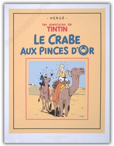 Affiche serigraphie herge - serigraphie,