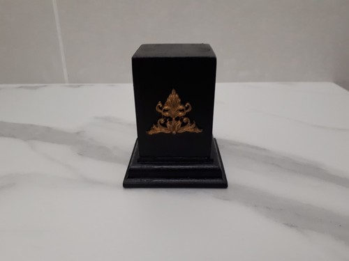 Socle bois noir - socle,
