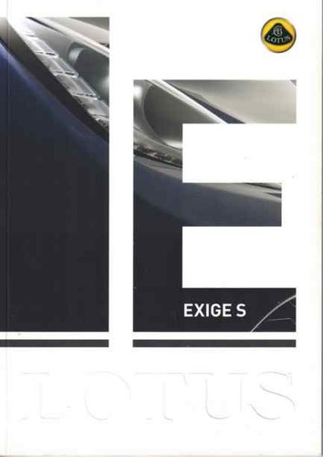 Catalogue brochure lotus exige - lotus,