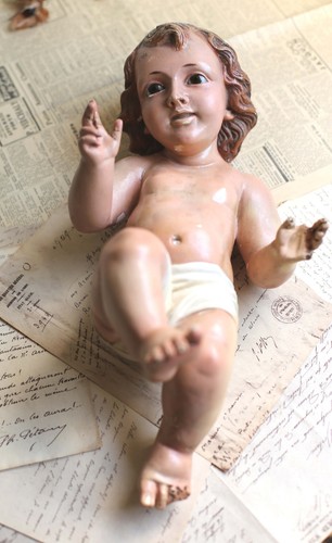Large antique baby jesus - jesus, with