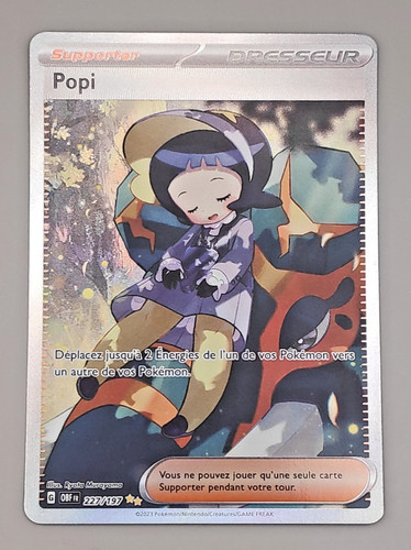 Carte pokémon popi - carte, 227/197