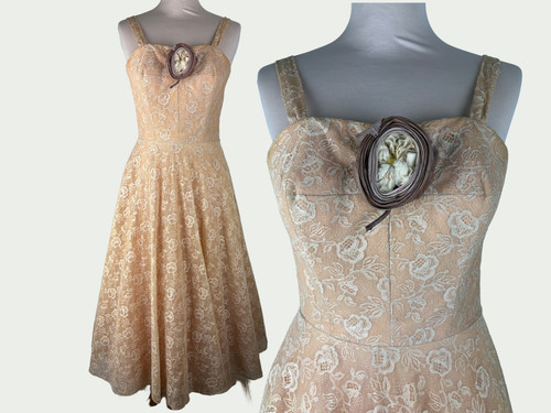 Robe cérémonie vintage - robe,