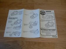 MASK notice RAVEN vintage originale Kenner