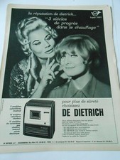 Advertising 1965 De Dietrich heating oil coal gas