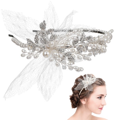 Diadème mariée strass - ,