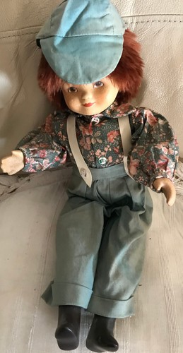 Poupée porcelaine lausbube - poupée,