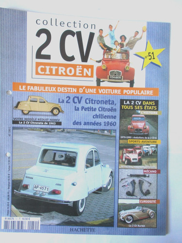 Fascicule citroën 2cv 51 - 2cv.,