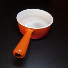 N9612 Le Creuset 14 Made in France Kitchen White Enamel Cast Cast Pan