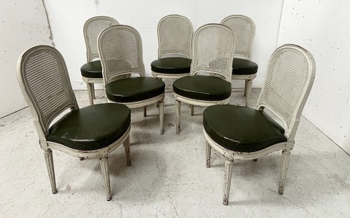 Suite sept chaises style - sept,