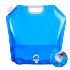 Bidon à eau pliable 5 L/10 l - Avec robinet deau potable avec poignée de tran...