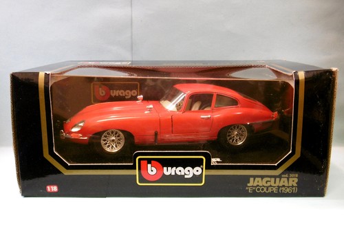 Bburago jaguar type e coupé - bburago,