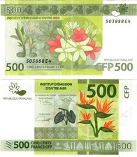 2019 French Pacific Territories 500 Francs CFP P5 c Banknote UNC