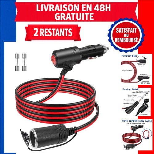 Rallonge allume cigare avec - cigare, 2m