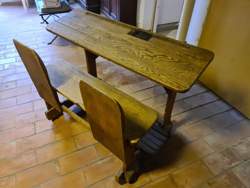 Bureau banc d écolier - banc, d'écolier