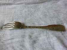 INTERESTING SOLID SILVER FORK GENERAL FARMERS PUNCHES